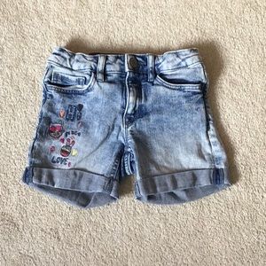 Blue Emoji Gap shorts